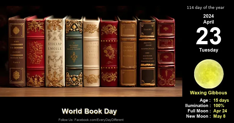 World Book Day - April 23