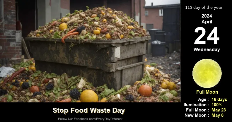 Stop Food Waste Day - April 24