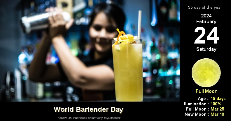 World Bartender Day - February 24