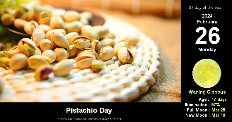 Pistachio Day - February 26