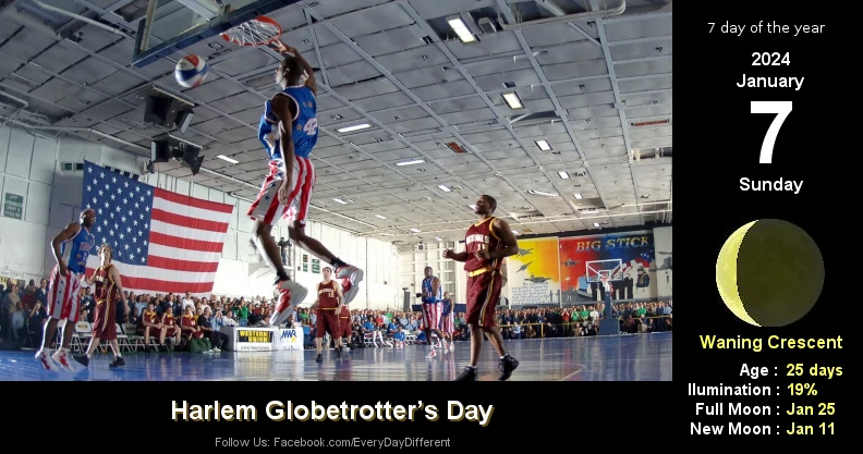Harlem Globetrotter’s Day - January 7