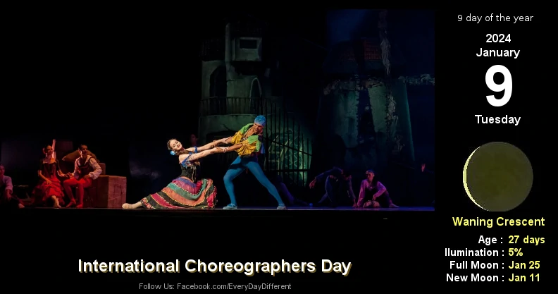 International Choreographers Day - January 9
