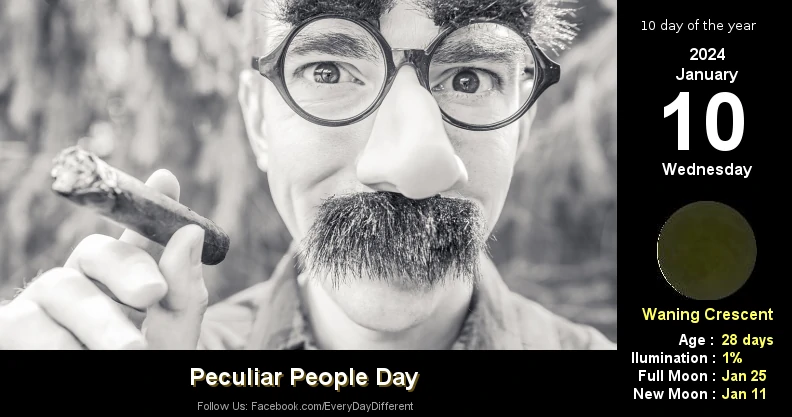 Peculiar People Day - January 10