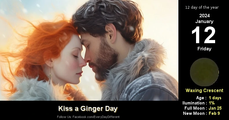 Kiss a Ginger Day - January 12