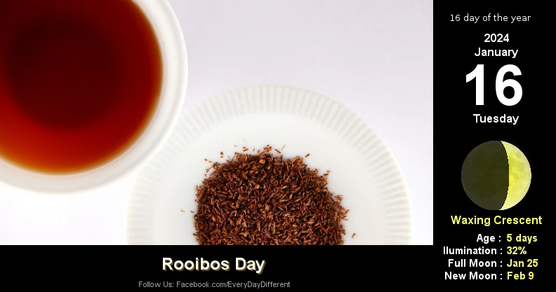 Rooibos Tea Day - January 16