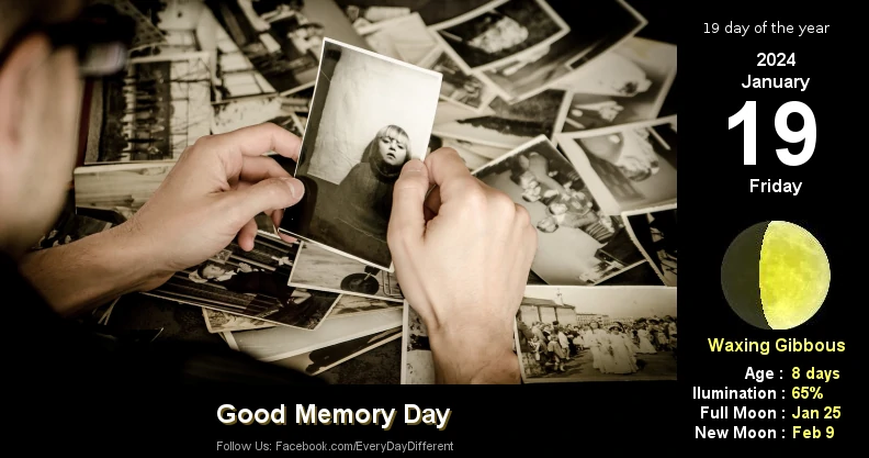 Good Memory Day - January 19