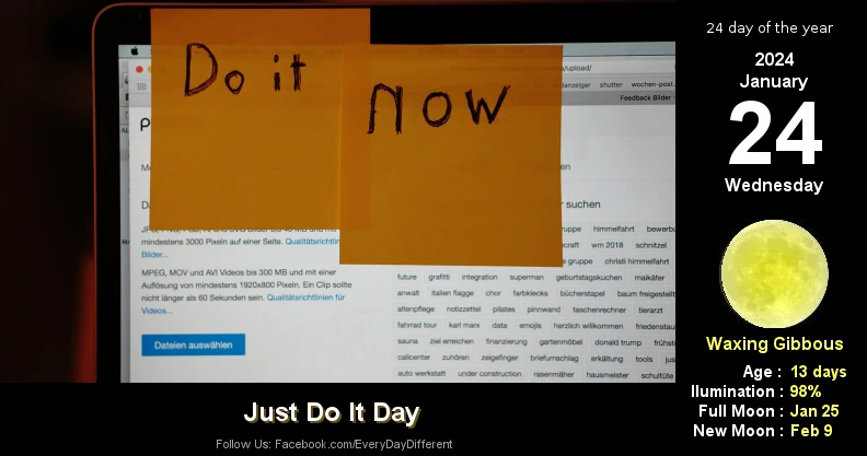 Just Do It Day - January 24