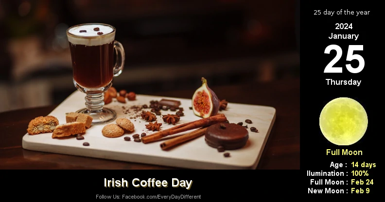 Irish Coffee Day - January 25