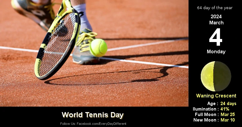 World Tennis Day - March 4