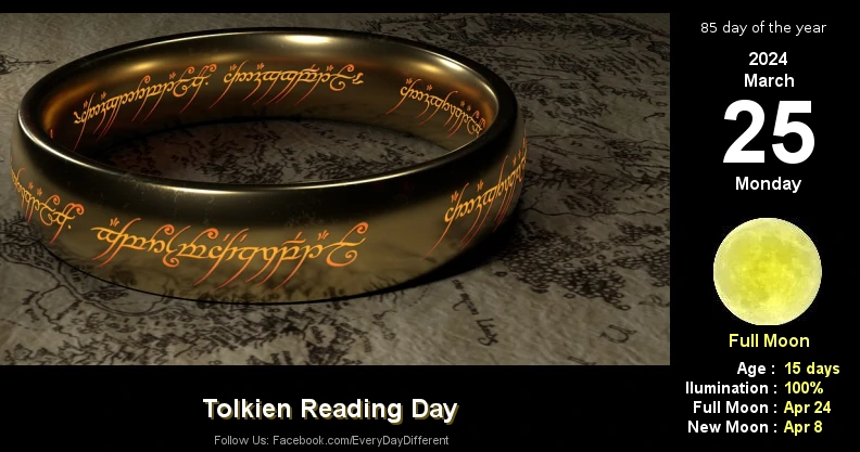 Tolkien Reading Day - March 25