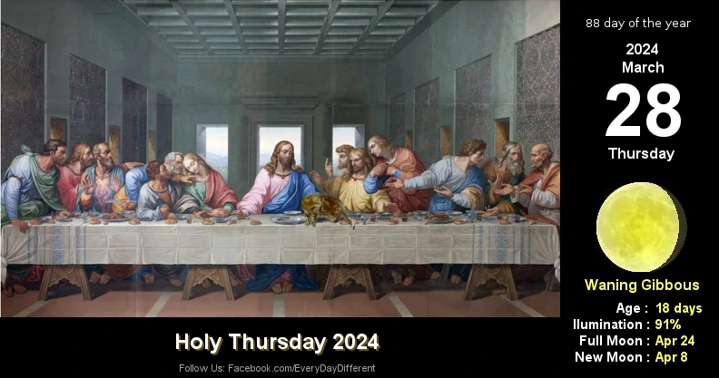 Holy Thursday 2024 - March 28